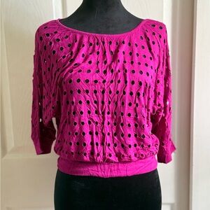 Women's Blouse | 3/4 Sleeve | Point | Size L